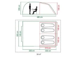Coleman Vespucci 4 Tunneltent -Kampeer Speciaal Winkel 357052 357052 images other coleman vespucci 4 3 2 ecommerce