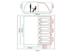 Coleman Vespucci 6 Tunneltent -Kampeer Speciaal Winkel 357053 357053 images other coleman vespucci 6 3 2 ecommerce