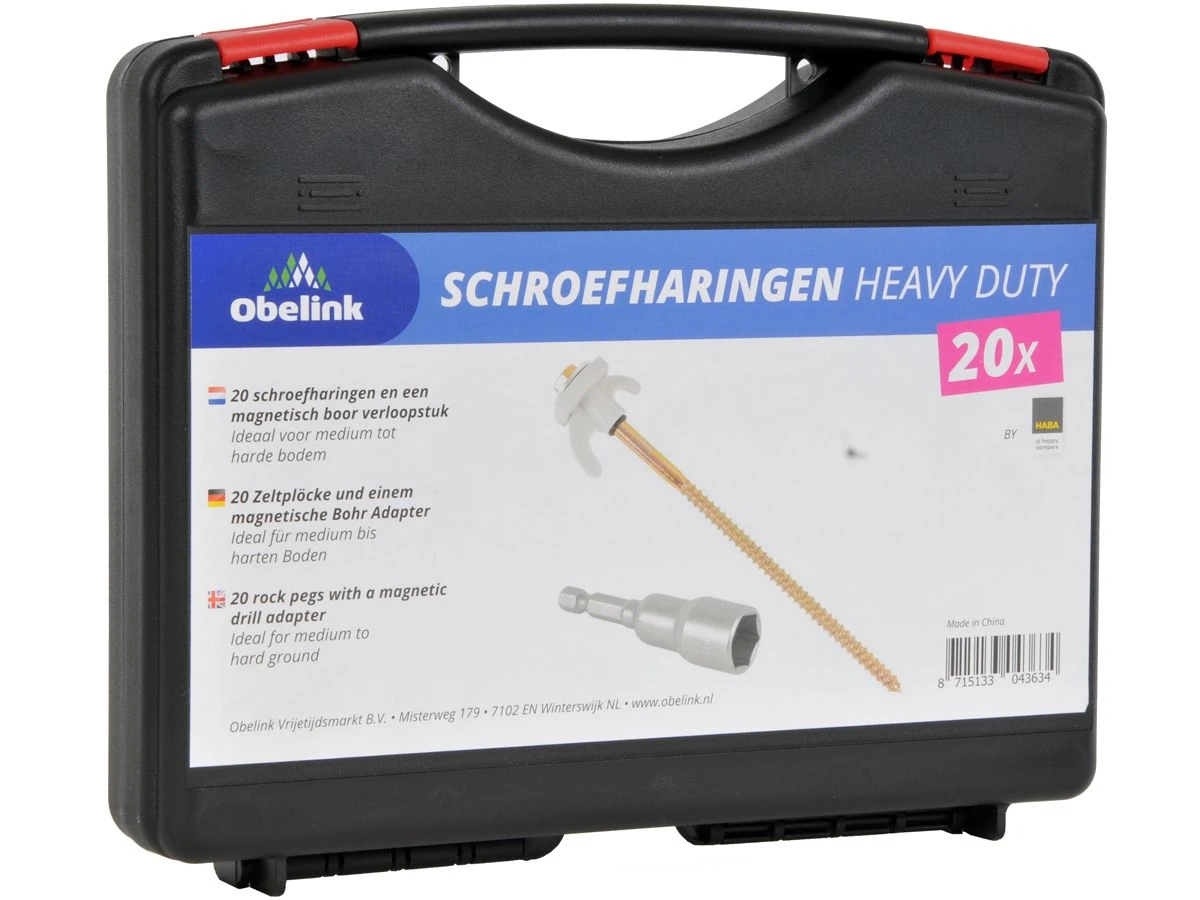 Obelink Heavy Duty Schroefharingen 4 Obelink Heavy Duty Schroefharingen - Afbeelding 2