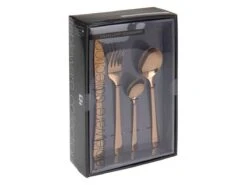 Excellent Houseware Koper 16-delige Bestekset -Kampeer Speciaal Winkel excellent houseware koper 16 delige bestekset 2 ecommerce c30c