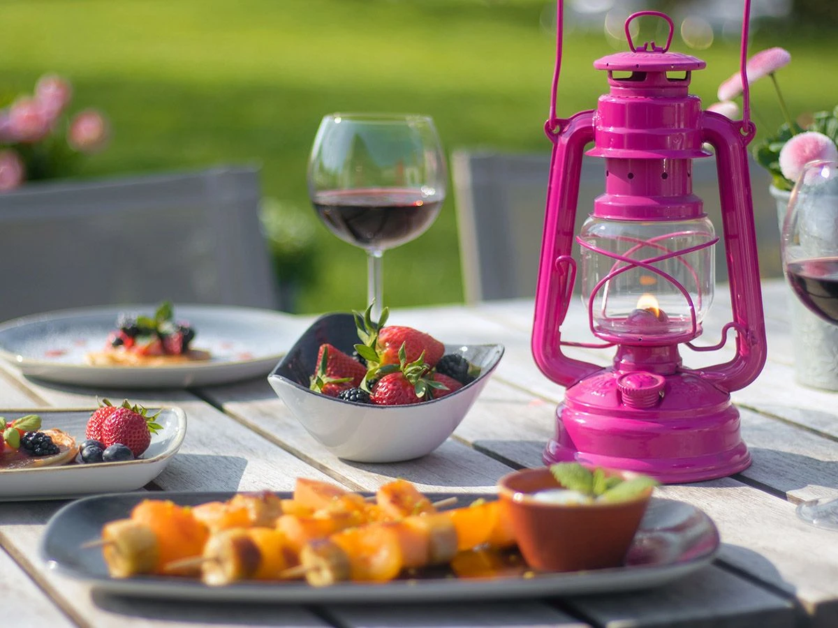 Feuerhand Baby Special 276 Telemagenta Stormlamp 4 Feuerhand Baby Special 276 Telemagenta Stormlamp - Afbeelding 2