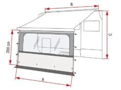 Fiamma Blocker Pro Voorwand 360 -Kampeer Speciaal Winkel fiamma blocker pro 4 ecommerce 182a 25