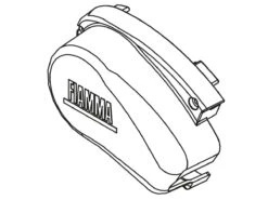 Fiamma Eindkap Cassette Links F65S