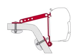 Fiamma F45 Adapter Wall