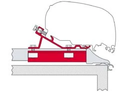 Fiamma F80/F65 Adapter Fixing Bar