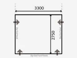 Dometic Club Air Pro 330 M Voortent -Kampeer Speciaal Winkel kampa dometic plattegrond club 330 m 2021 ecommerce 23d9