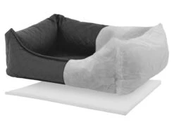 Madison Medium Skai Check Hondenmand -Kampeer Speciaal Winkel madison 100x80x25 skai check grey hondenmand 3 ecommerce 99a9