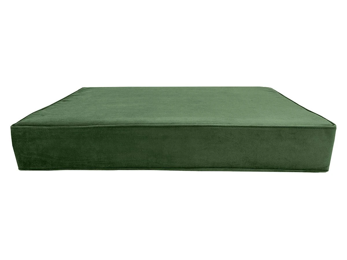 Madison Small Velours Green Orthopedisch Hondenkussen 4 Madison Small Velours Green Orthopedisch Hondenkussen - Afbeelding 2