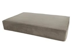 Madison Medium Velours Taupe Orthopedisch Hondenkussen