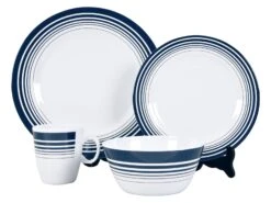Bo-Camp Navy 16-delig Serviesset 11 Bo-Camp Navy 16-delig Serviesset -Kampeer Speciaal Winkel melamine servies 16delig navy 1 ecommerce ca7b